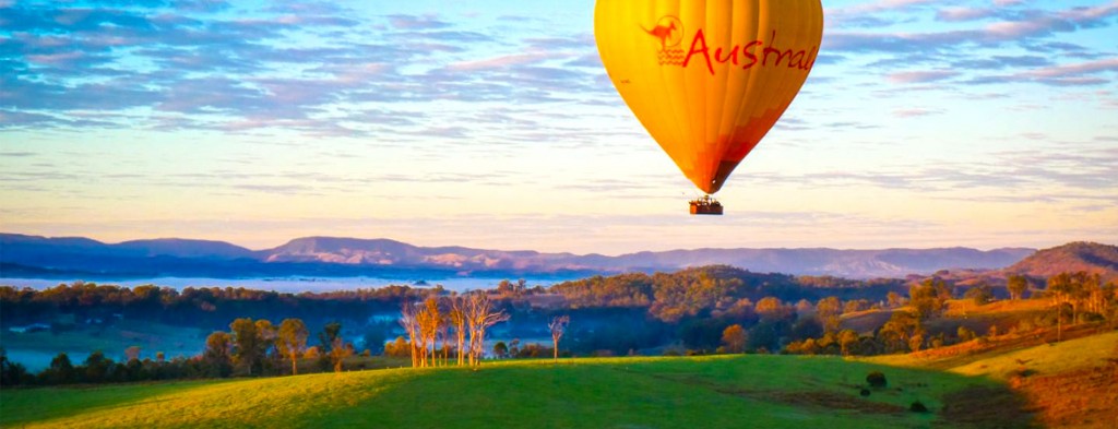 Hot Air Balloon rides over the Scenic Rim region Australia