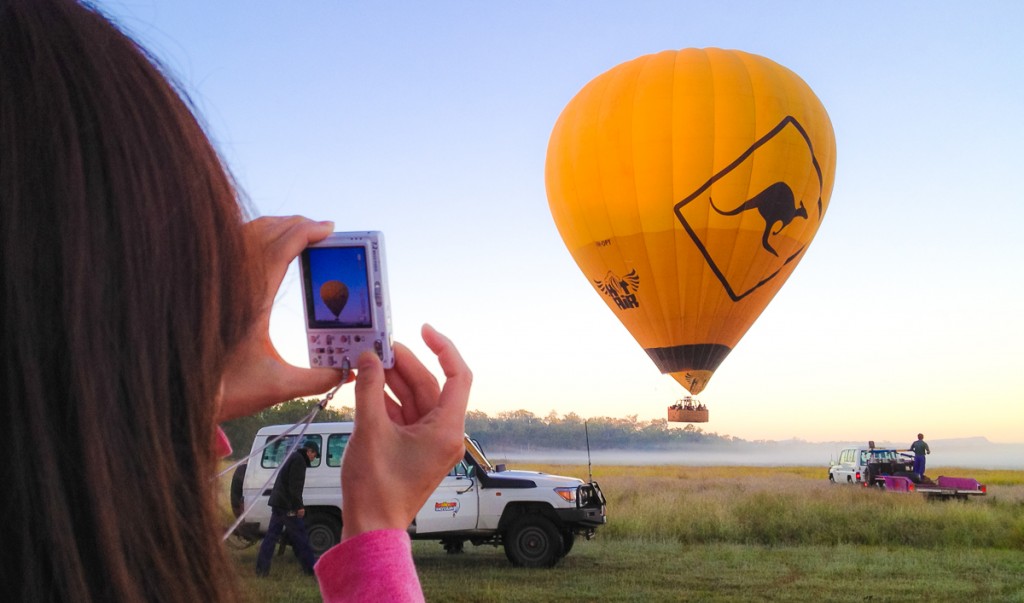 Photographing a Hot Air Balloon during ATE14
